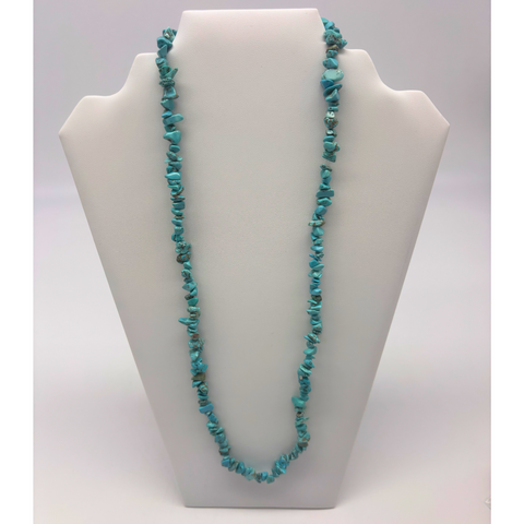 27" Turquoise Stone Necklace (Pack of 6)