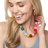 Gumball Beaded Rainbow Necklace (Each)