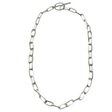 Matte Silver Chain Necklace (Each)