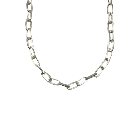 Matte Silver Chain Necklace (Each)