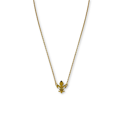 Gold Fleur de Lis Necklace (Each)