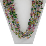 27" Crystal Chip Stone Necklace (Pack of 6)