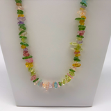 27" Crystal Chip Stone Necklace (Pack of 6)