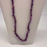 27" Amethyst Stone Necklace (Pack of 6)