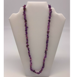 27" Amethyst Stone Necklace (Pack of 6)