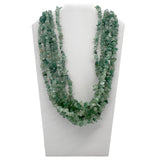 27" Green Aventurine Stone Necklace (Pack of 6)