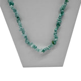 27" Tumbled Aquamarine Stone Necklace (Pack of 6)