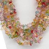 27" Colorful Crystal Chip Stone Necklace (Pack of 6)