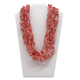 27" Sunstone Chip Stone Necklace (Pack of 6)