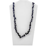 27" Snowflake Obsidian Stone Necklace (Pack of 6)