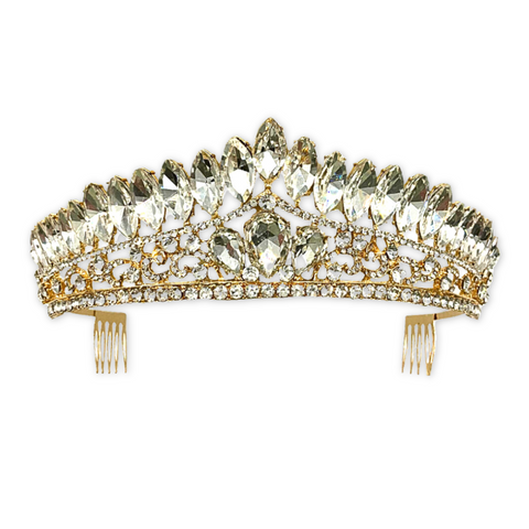 Gold Marquise Princess Tiara (Each)