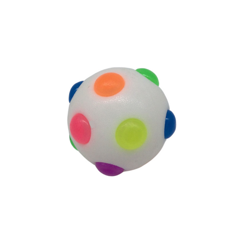 7 cm LED White Ball with Multicolor Lights (Each)