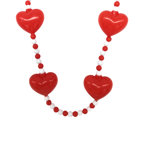 35" LED Red Heart Necklace (Each)