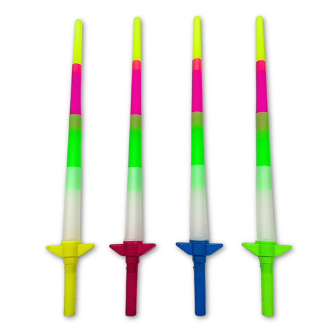 26" LED Multicolor Extendable Sword (Each)