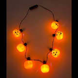 40" LED Pumpkin Halloween Necklace (Each)