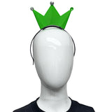 LED Crown with Clear Stones - Assorted Colors Purple, Green, and Yellow (Each)