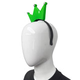 LED Crown with Clear Stones - Assorted Colors Purple, Green, and Yellow (Each)