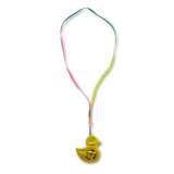 Yellow LED Duck Necklace (Dozen)