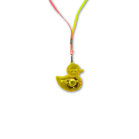 Yellow LED Duck Necklace (Dozen)