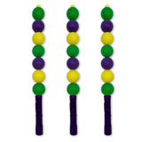 Purple, Green, and Yellow LED Ball Wand (Each)