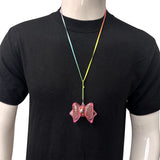 LED Bow Tie Necklace - Assorted Colors (Dozen)