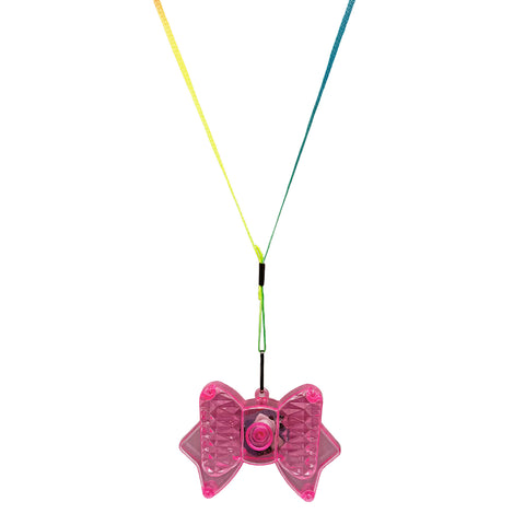 LED Bow Tie Necklace - Assorted Colors (Dozen)