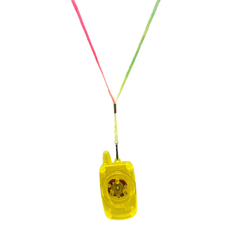 LED Telephone Necklace - Assorted Colors (Dozen)
