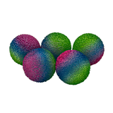 2" Multicolor Textured LED Ball (Each)