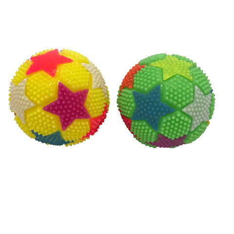 2.95" LED Knobby Star Bounce Ball (Each)