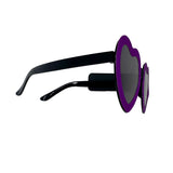 LED Purple Heart Sunglasses (Each)