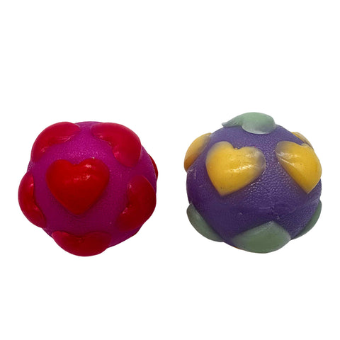 LED Heart Shape Bouncing Ball (Each)