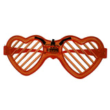 LED Heart Shutter Glasses - Assorted Colors (Each)
