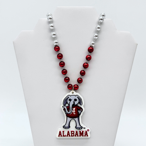 36" Collegiate Alabama Crimson Tide Mascot Licensed Bead (Each)