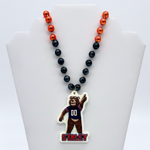 36" NFL Licensed Chicago Bears Mascot Bead (Each)