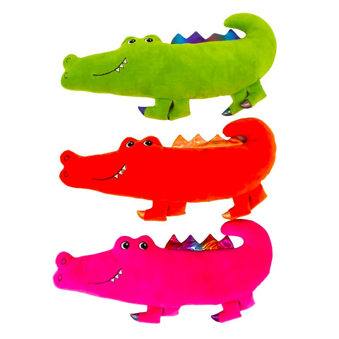 15" Plush Crocodile - Assorted Colors (Each)