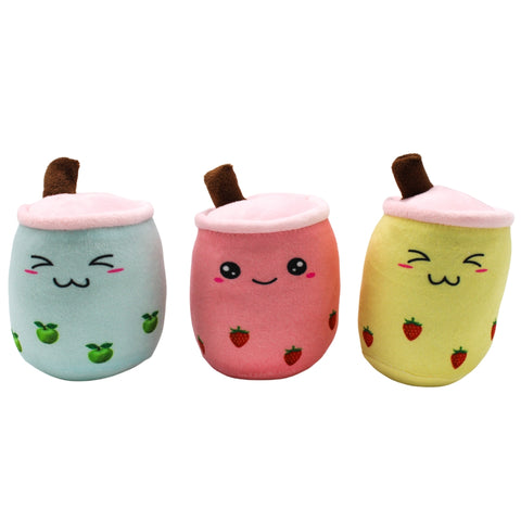 4" Plush Bubble Tea - Assorted Colors (Each)
