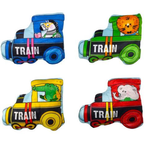 7" Plush Train - Assorted Colors (Each)