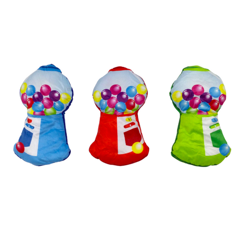 9.5" Plush Gumball Machine - Assorted Colors (Each)