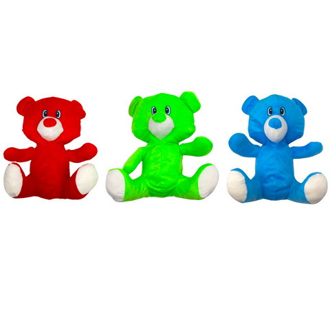 11" Plush Sitting Bear - Assorted Colors (Each)