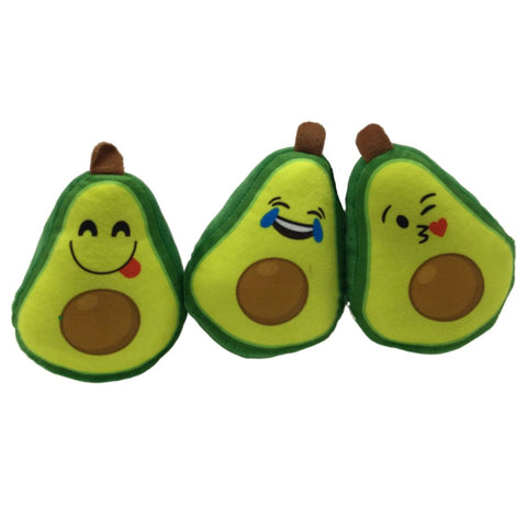6" Plush Emoji Face Avocado - Assorted (Each)