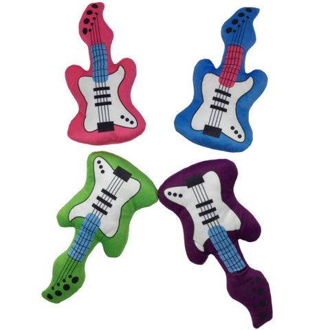 11.75" Plush Rock Guitar - Assorted Colors (Each)