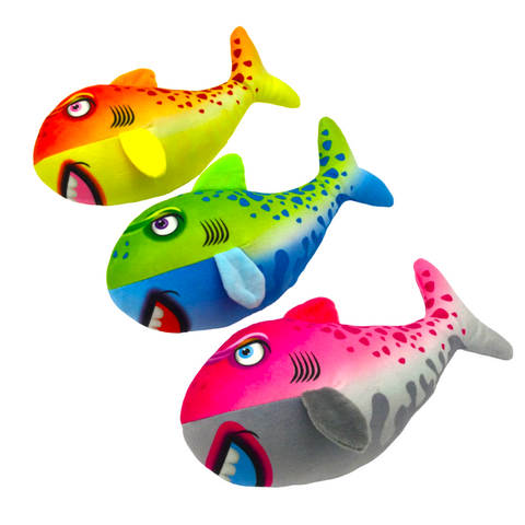 11.4" Plush Big Smile Shark - Assorted Colors (Each)