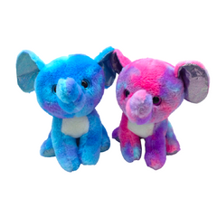 10" Plush Elephant - Assorted Colors (Each)