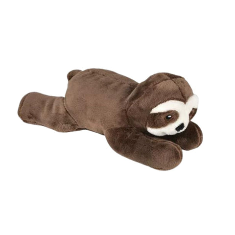 Eco Plush 9" Laying Sloth - Made from Recycled Material (Each)