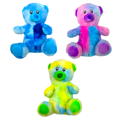 8" Plush Super Soft Sitting Bear - Assorted Colors (Each)