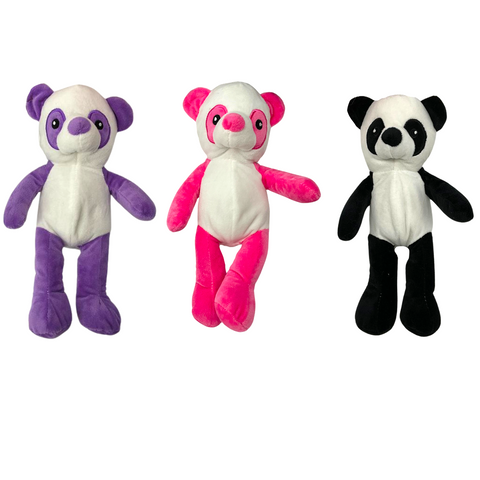 10.5" Plush Panda - Assorted Colors (Each)