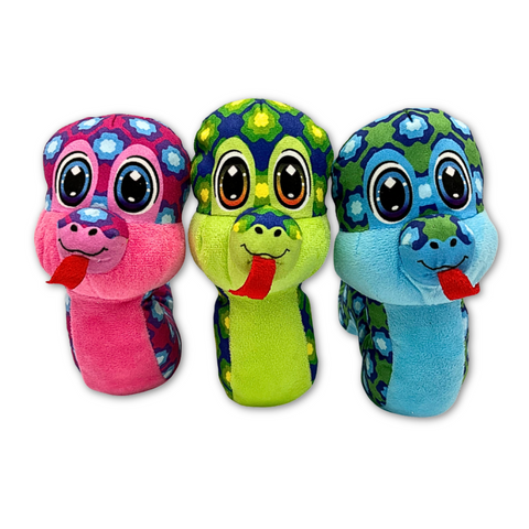 8" Plush Standing Snakes - Assorted Colors (Each)