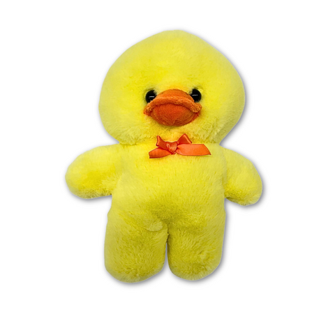 8" Plush Yellow Duck with Bow (Each)