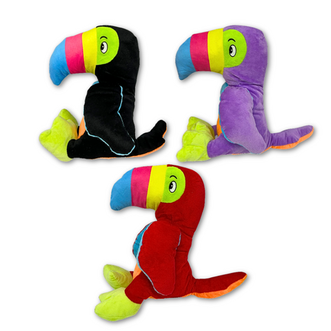 10.5" Plush Parrot - Assorted Styles (Each)
