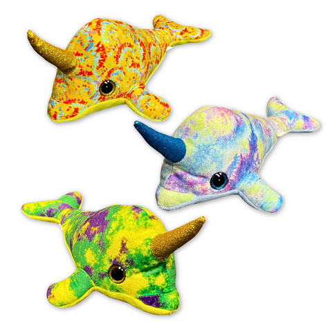 11.8" Plush Narwhal - Assorted Colors (Each)